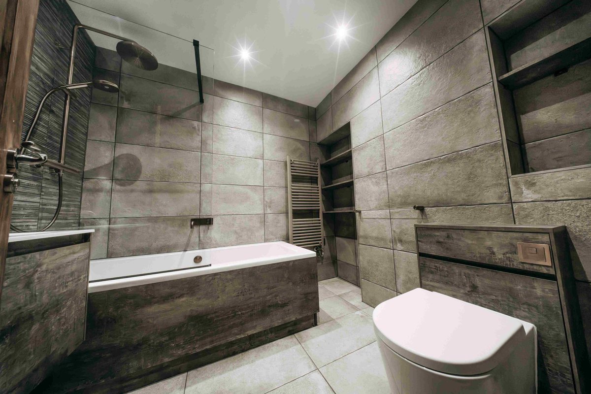 A bathroom we surveyed and designed